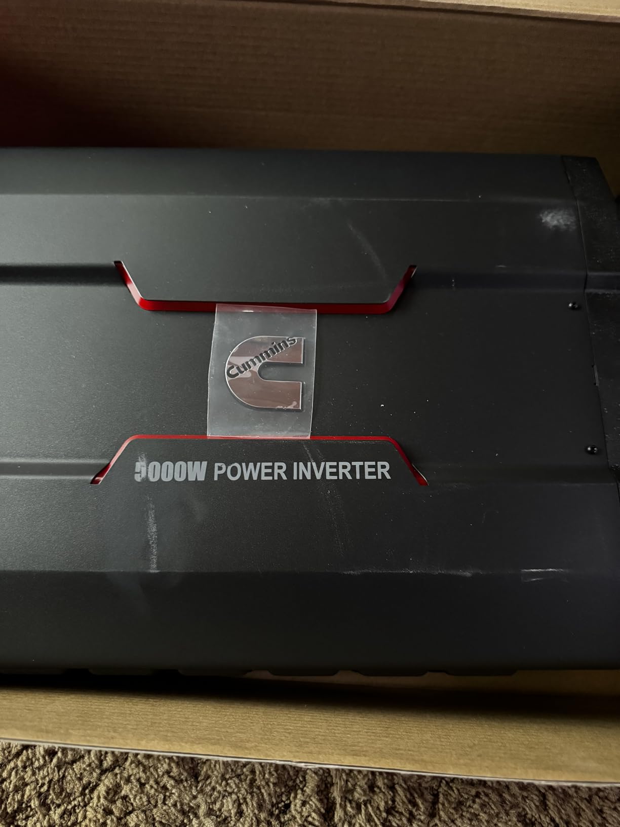 Cummins 5000 Watts Inverter Modified Sine Wave Truck Inverter 12 Volts to 110 Volts Four AC Outlets Two USB Ports (Plus Cable Kit)- CMN5000W - Inverters for Vehicles, Van Life, Camping customer photo 1