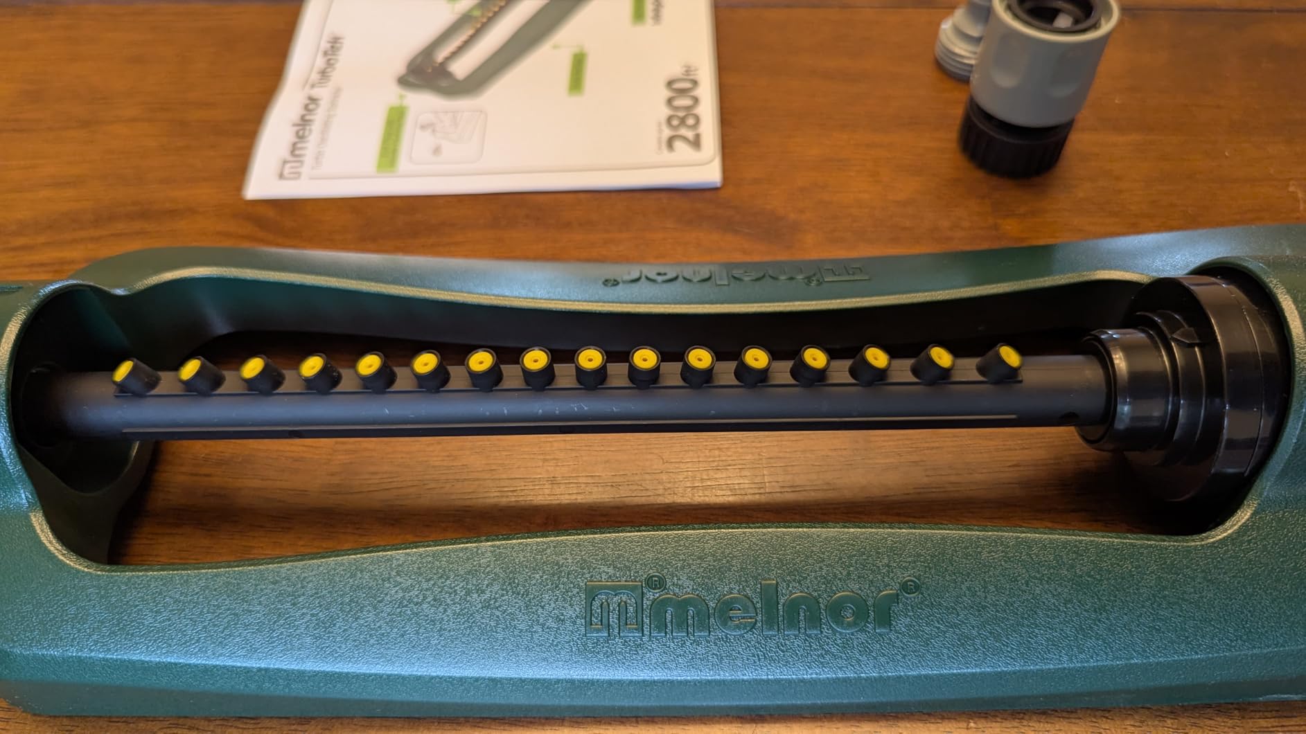 Melnor Turbo Oscillating Sprinkler, 2800 Sq Ft: Range Adjustable customer photo 2
