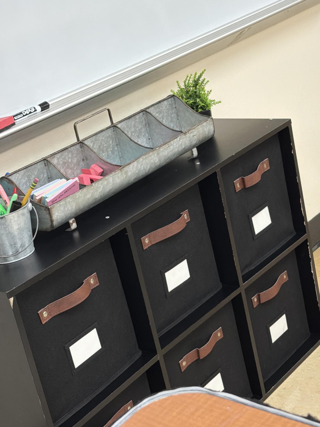 DECOMOMO Storage Bins, Cube Storage Bin with Labels customer photo 1