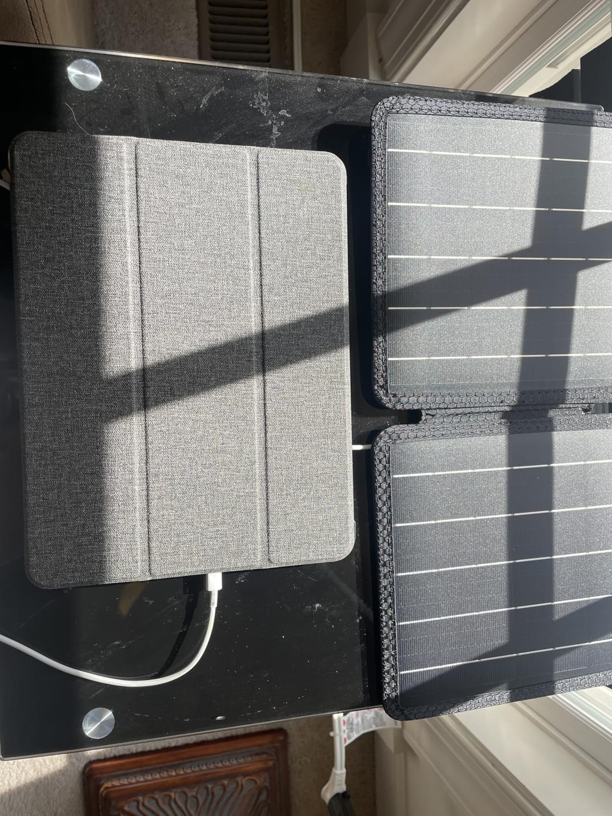 BLAVOR 10W Portable Solar Charger (5V/2A Max), Small Foldable Solar Panel customer photo 2