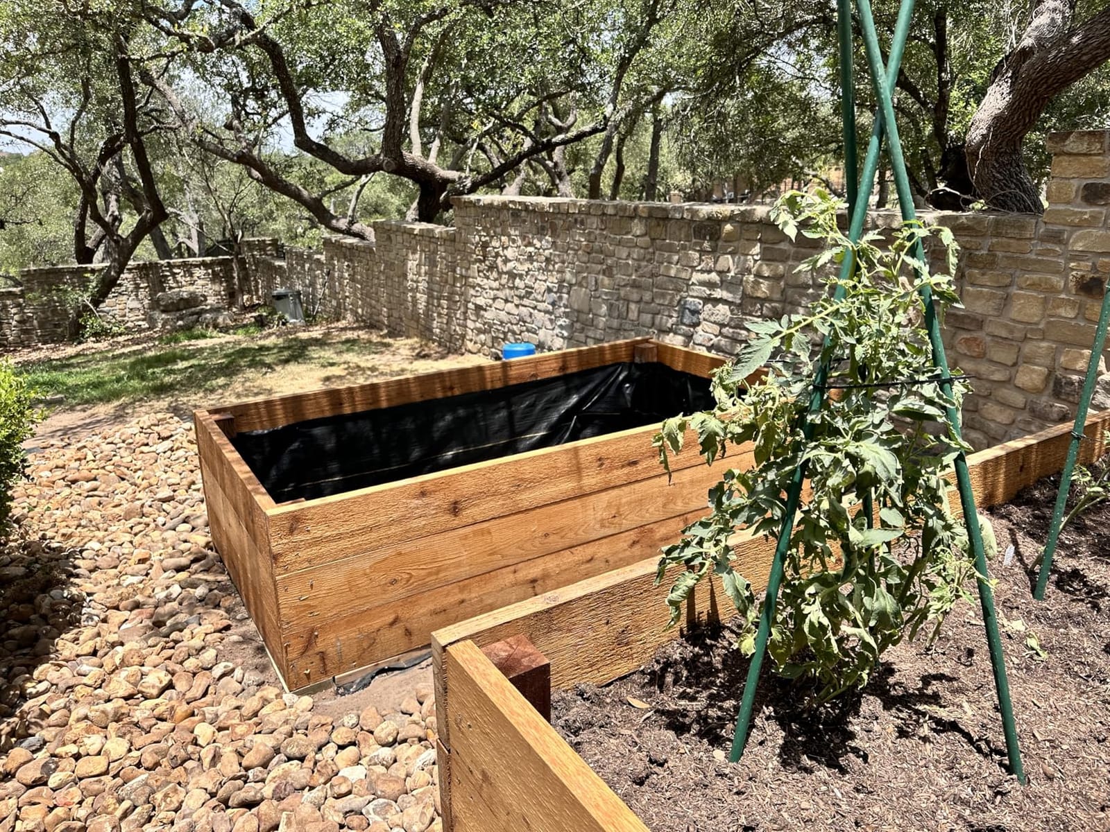 6ft x300ft Black Weed Barrier 3.5oz Landscape Premium Fabric-Heavy Duty Woven Ground Cloth with Superior Permeability Weed Control Convenient Design customer photo 1