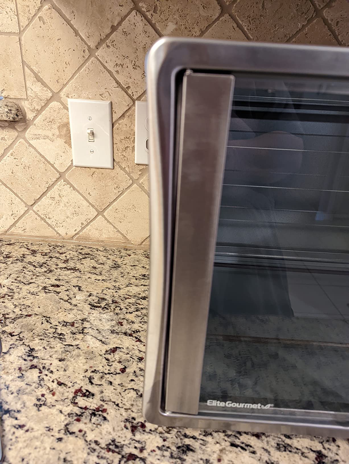 Elite Gourmet ETO2530M Double French Door Oven, 25L, 12
