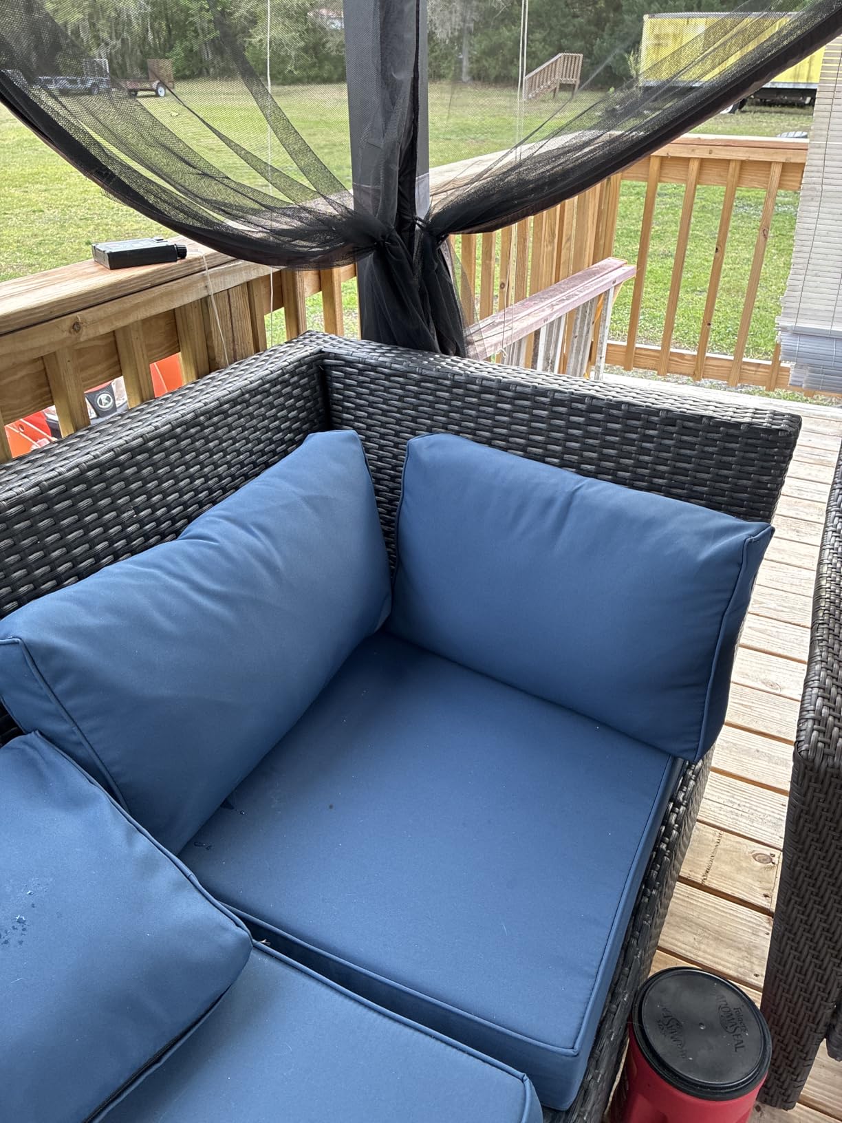 Valita Outdoor Furniture Replacement Cushions, Fits 6-seat Sectional Rattan Conversation Set, 14-Piece Patio Water-Resistant Replacement Sofa Cushions, Liner&Cover (Khaki) customer photo 2