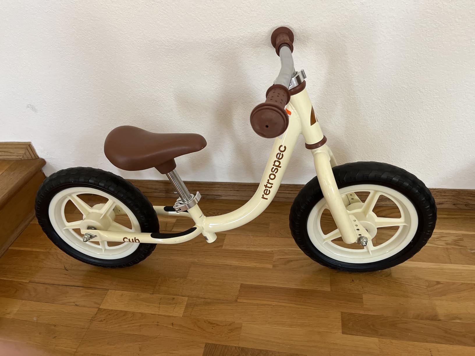 Retrospec Cub Toddler Balance Bike for Ages 18 Months - 3 Years - 12in No-Pedal Beginner Bicycle with Adjustable Seat, Puncture-Proof Tires & Safe Low Frame Design customer photo 2