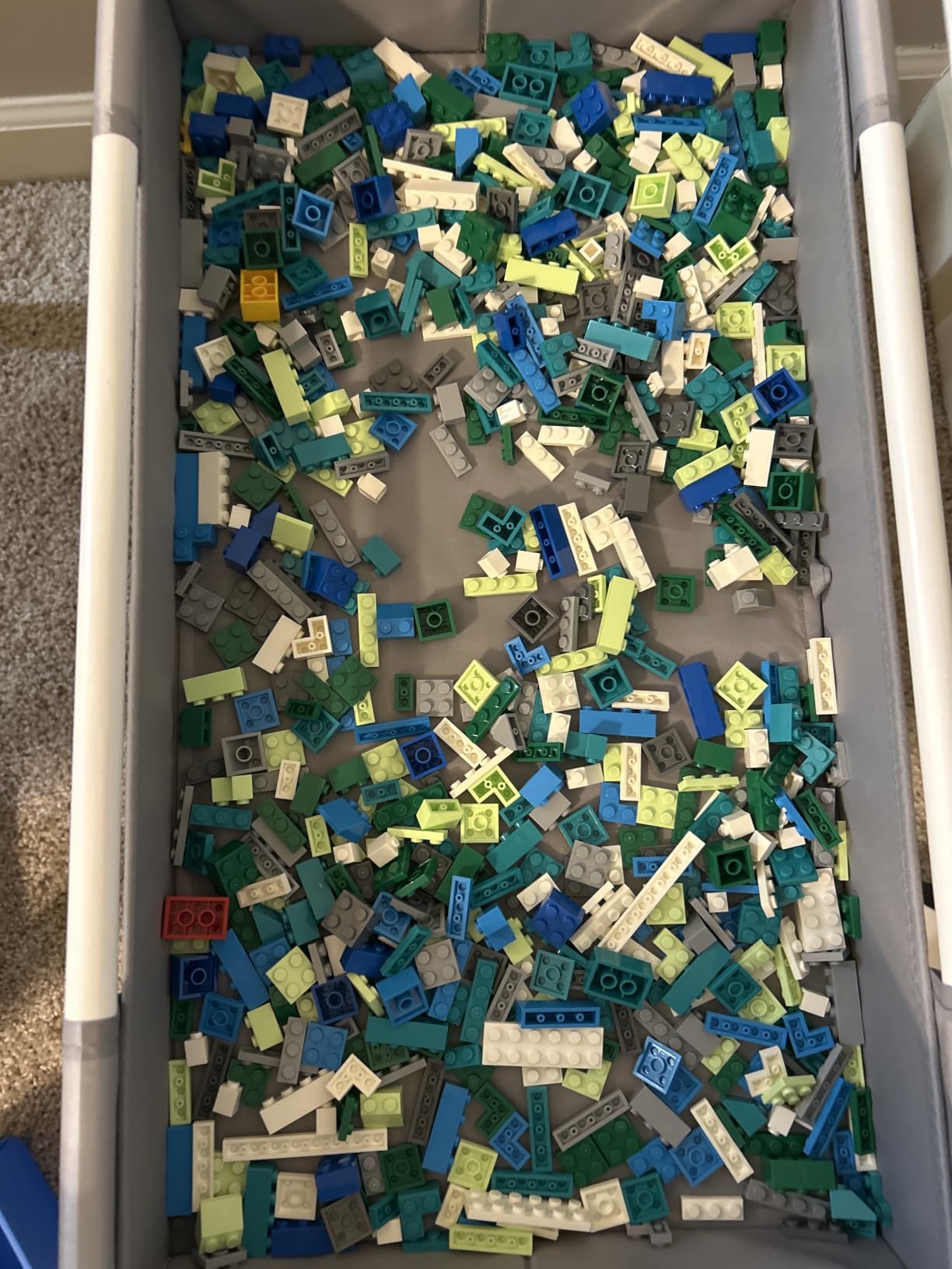 1200 Pieces Classic Building Bricks Set – Bulk Basic Blocks in 12 Colors & 14 Shapes, Compatible Bulk Block, STEM Educational Toy Suitable for Boys & Girls Ages 6+, Packed in Box. customer photo 1