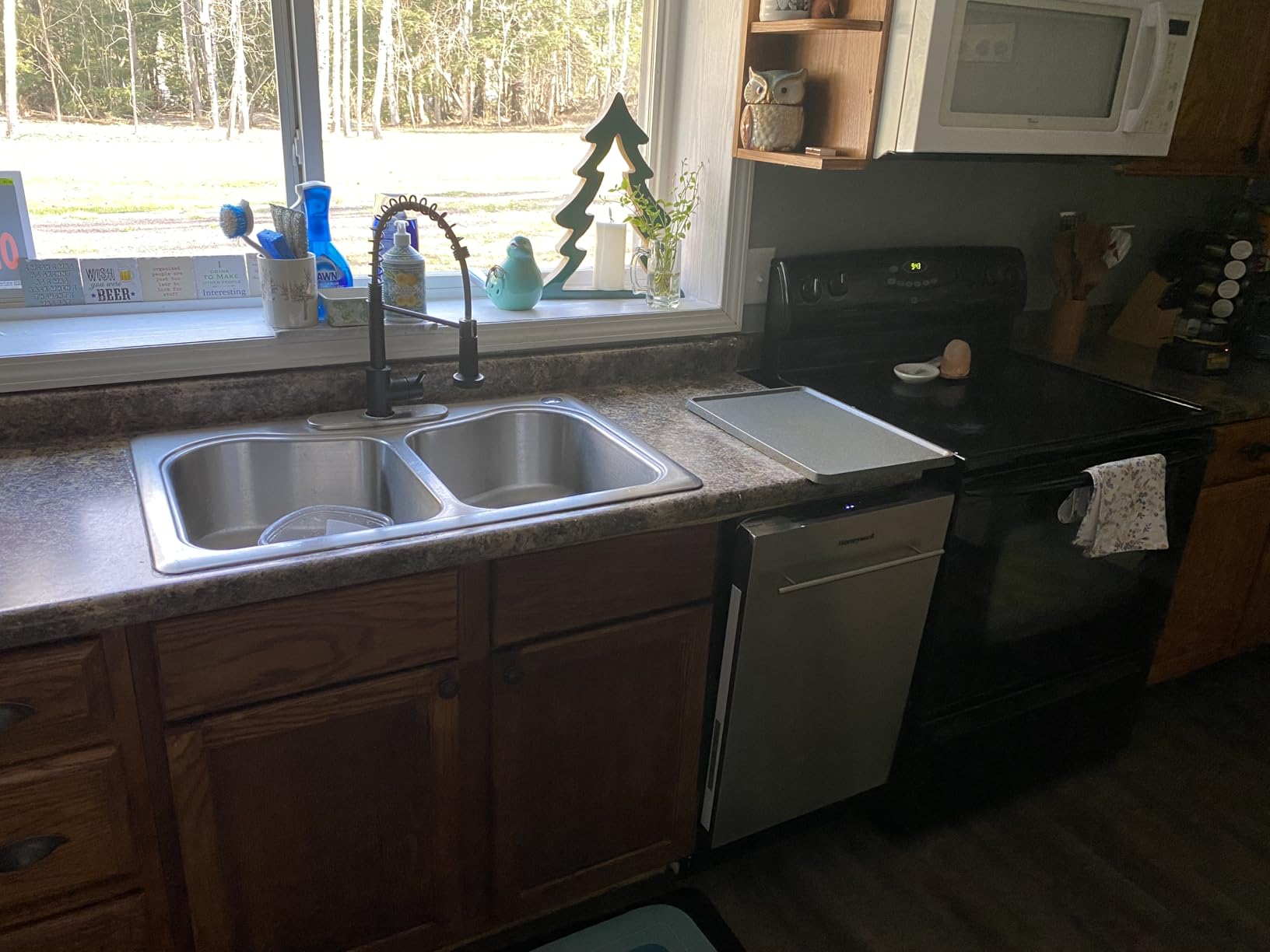 Honeywell 18-Inch Dishwasher with 8 Place Settings, 6 Washing Programs, Stainless Steel Tub, UL & Energy Star Certified, Stainless Finish customer photo 2