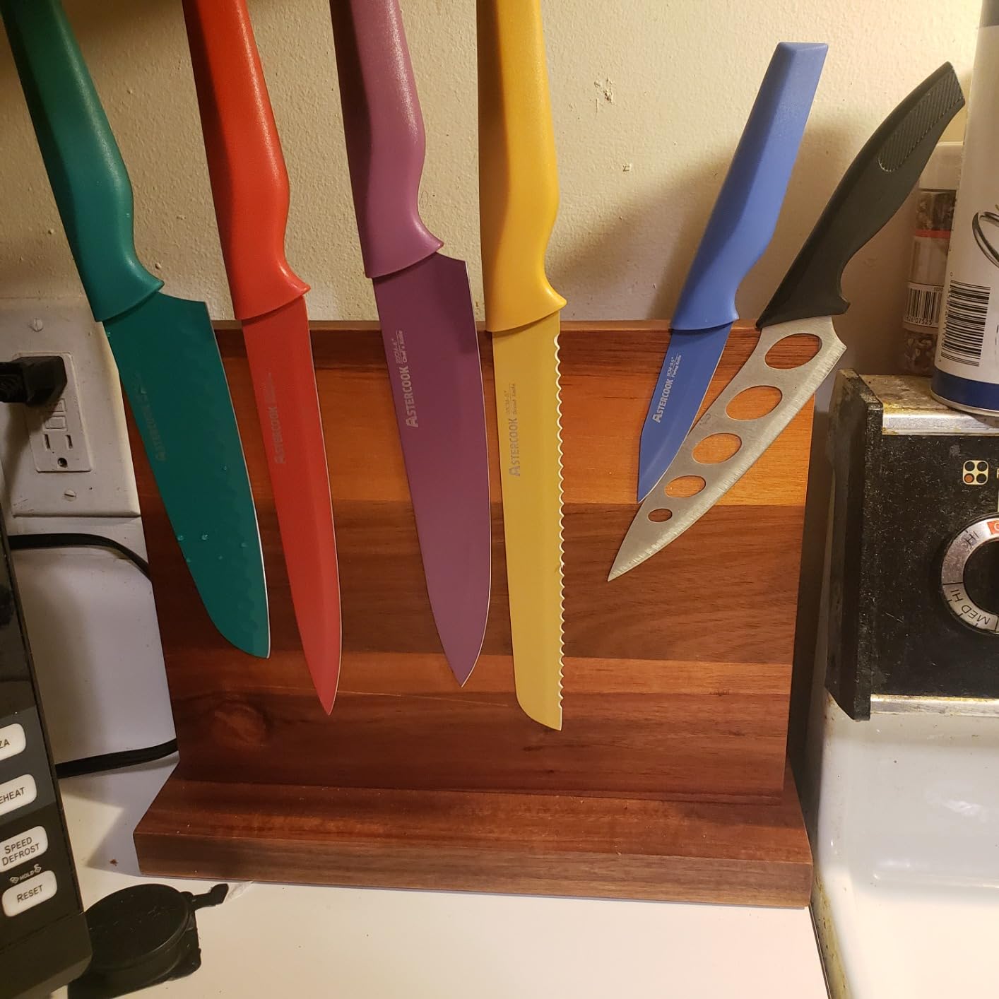 Astercook Knife Set, 12 Pcs Color-Coded Kitchen Knives Set, 6 Color Anti-Rust Coating Stainless Steel Chef Knife Sets with 6 Blade Guards Dishwasher Safe, Perfect Holiday Gifts for Kitchen customer photo 1