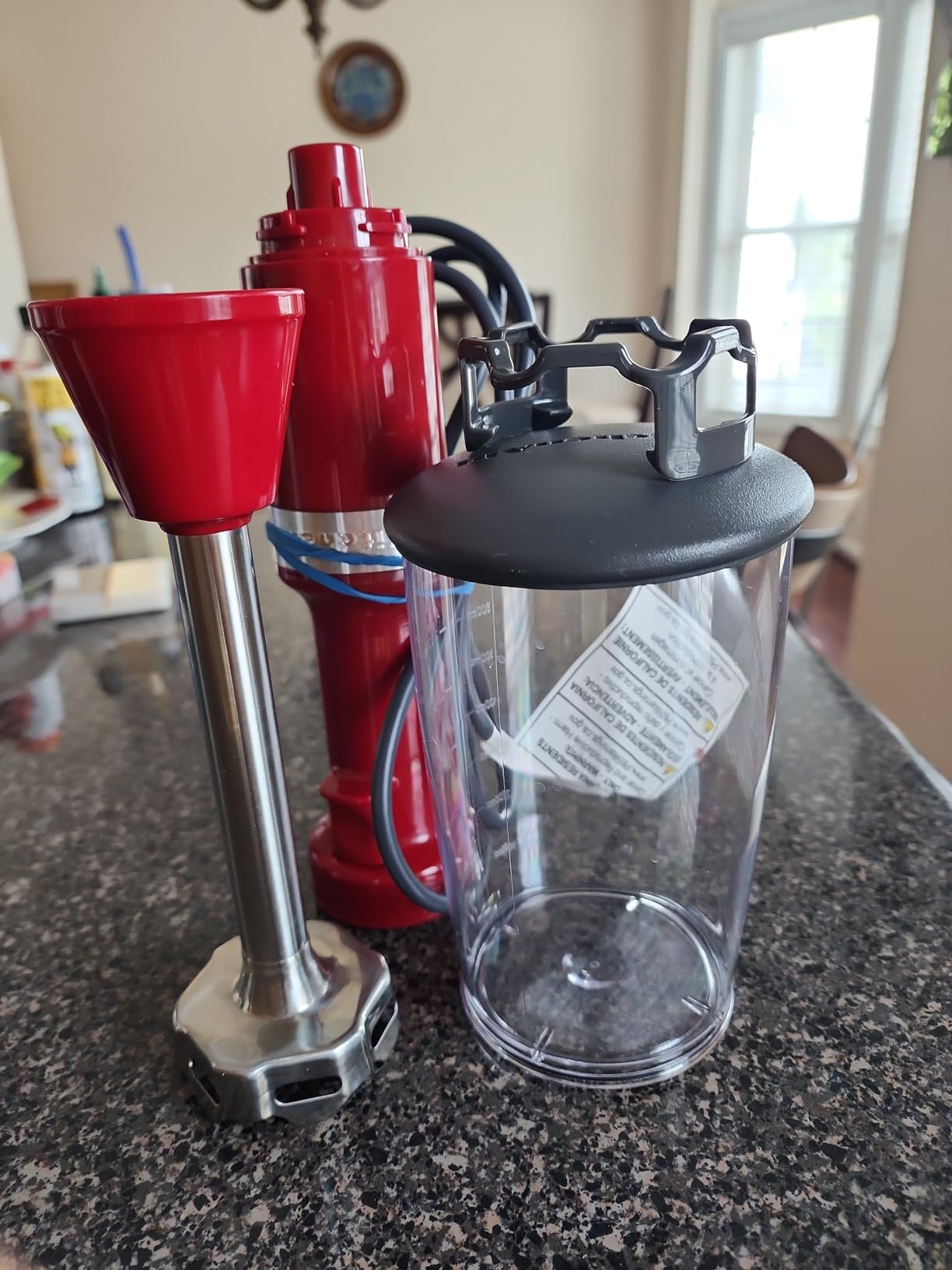 KitchenAid Variable Speed Corded Hand Blender, KHBV53, Contour Silver | Removable 8