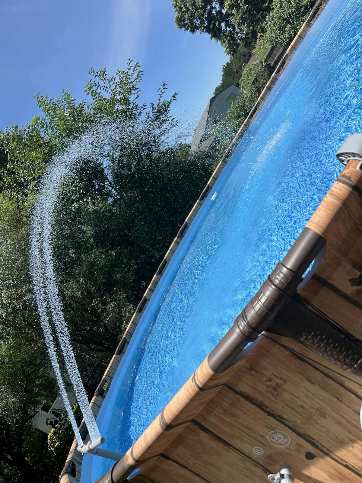 Adjustable Dual Spray Pool Fountain for Above Ground & Inground Pools customer photo 2