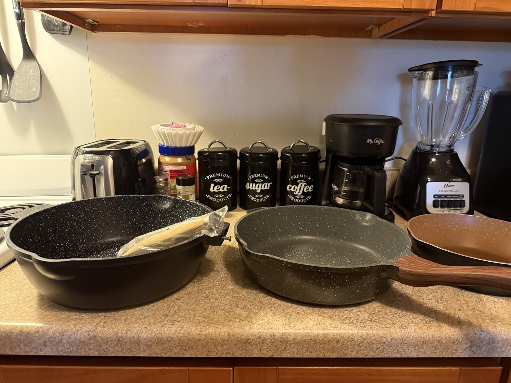 SENSARTE Nonstick Ceramic Saute Pan 12-Inch, 5QT Non-toxic Deep Frying Pan Skillet with Lid, Healthy No Teflon Cookware, Stay Cool Handle, Induction Compatible, PFAS Free customer photo 2