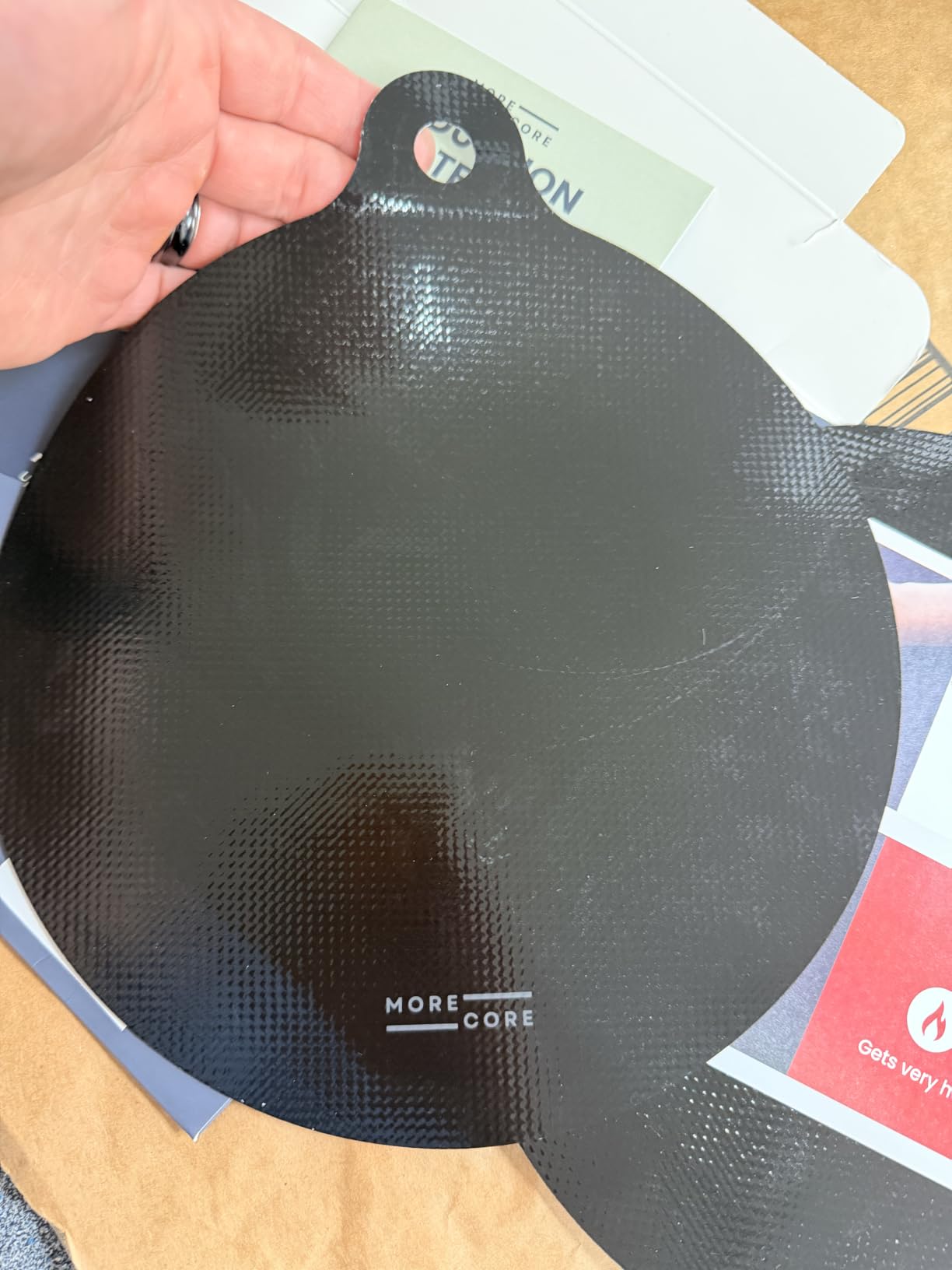 Induction Cooktop Protector Silicone Mat Hob Cover 5 Pieces | Kitchen essentials: silicone mats protect induction cooktops from scratches, spills & heat damage customer photo 1