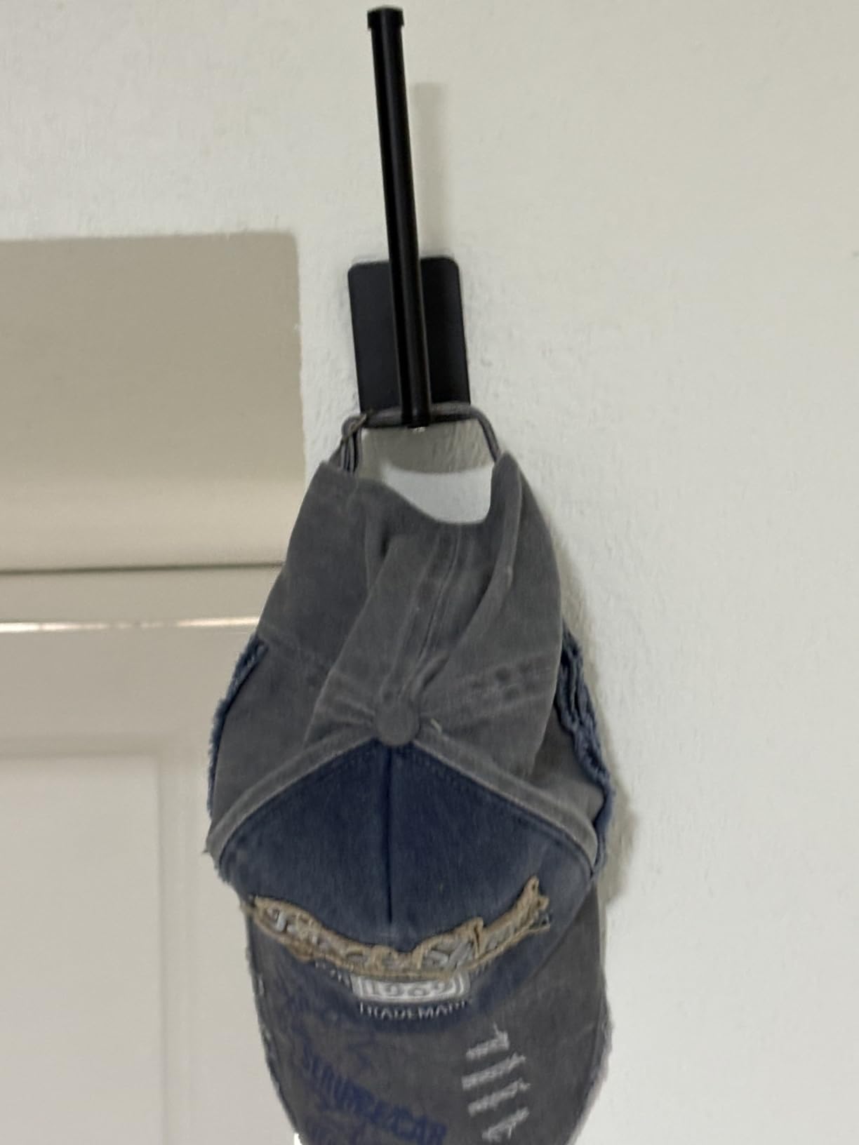 Durmmur Stainless Steel Hat Organizer, Hat Rack for Wall,Each Holds 15 Hats customer photo 1