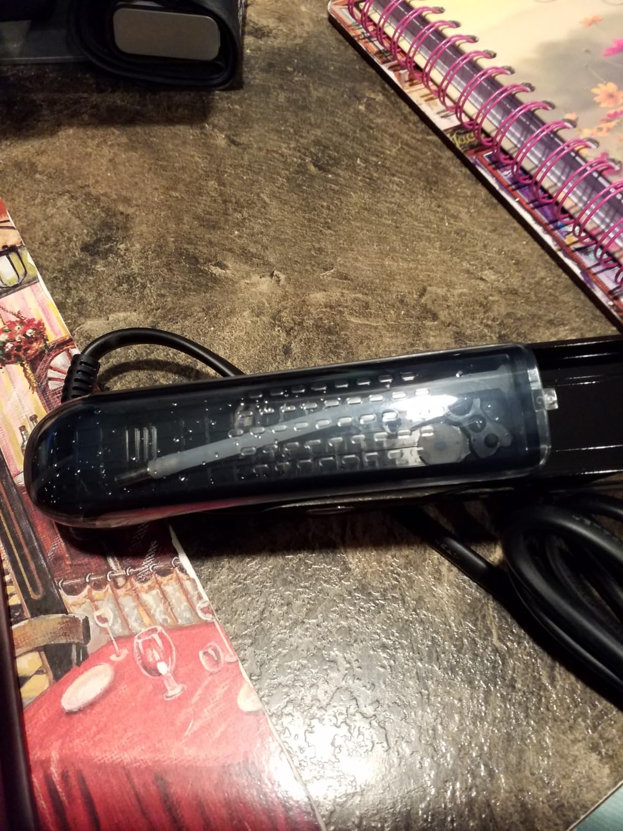 Steam Flat Iron Hair Straightener - Professional Hair Straightening Irons for Smooth and Frizz-Free Results (Black) customer photo 1