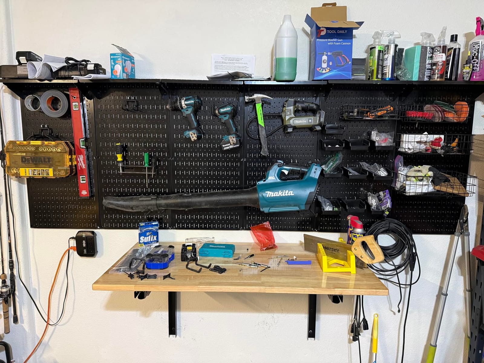 Ultrawall Wall Mounted Folding Workbench, Heavy Duty Foldable Work Table customer photo 2