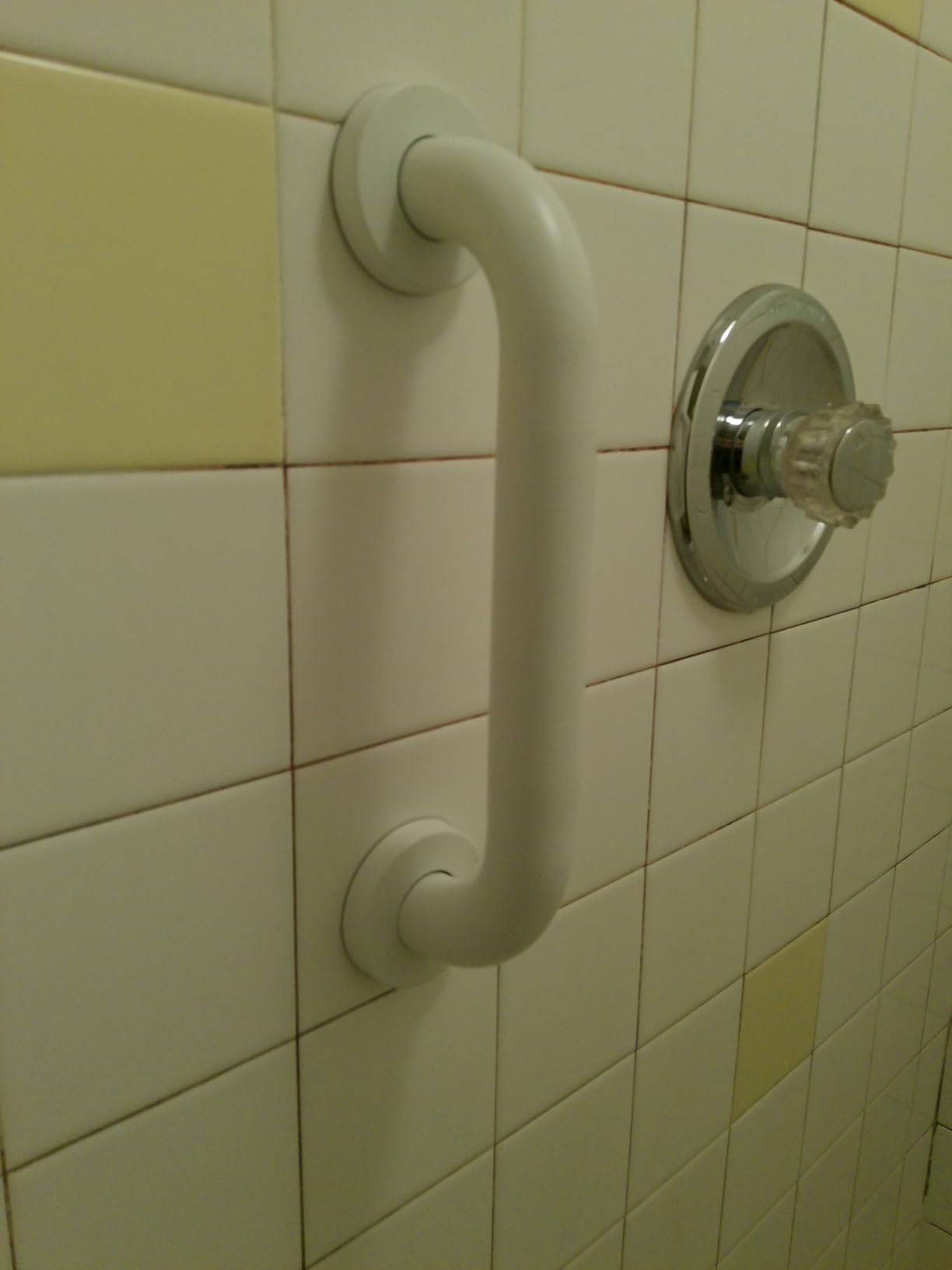 Shower Grab Bar, 2 Pack 16 Inch Black Bathroom Grab Bar, 1.25