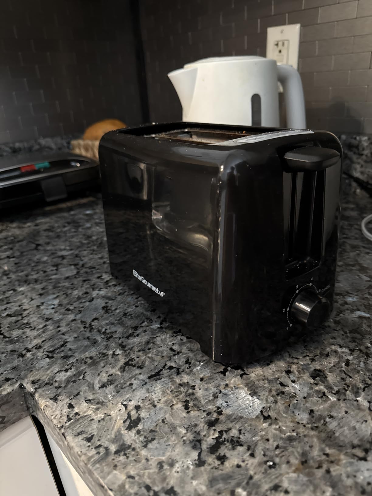 Elite Gourmet 2-Slice Cool-Touch Toaster, 1.25