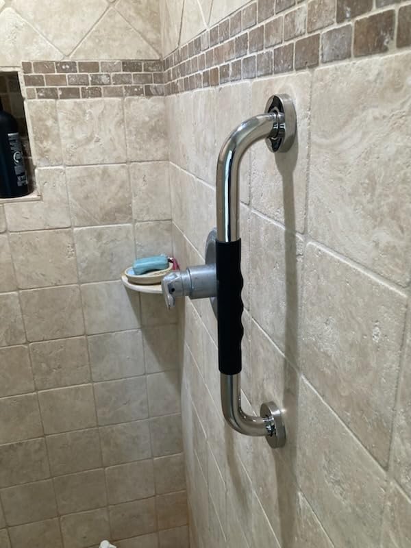 Gotega 16 Inch Shower Grab Bars for Seniors, Anti Slip Handicap Grab Bars customer photo 1