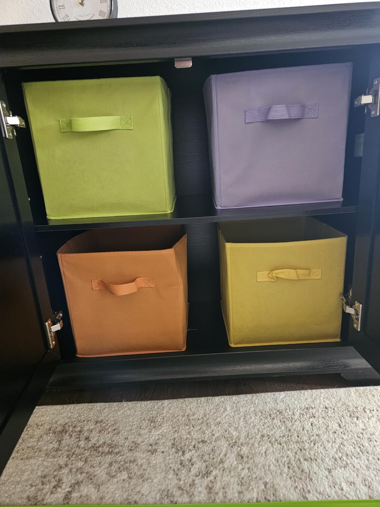 GRANNY SAYS 11 Inch Cube Storage Bins, 6-Pack Storage Cube Organizer, Pink customer photo 1