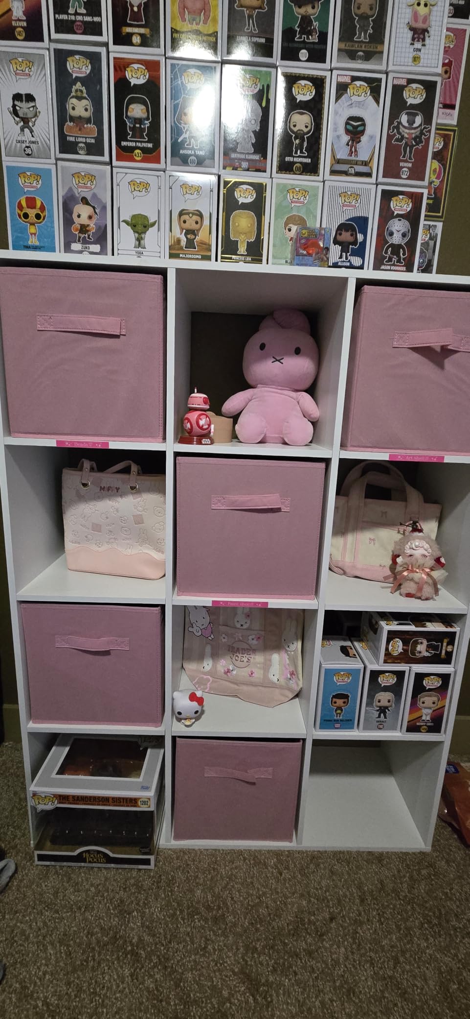 GRANNY SAYS 11 Inch Cube Storage Bins, 6-Pack Storage Cube Organizer, Pink customer photo 2