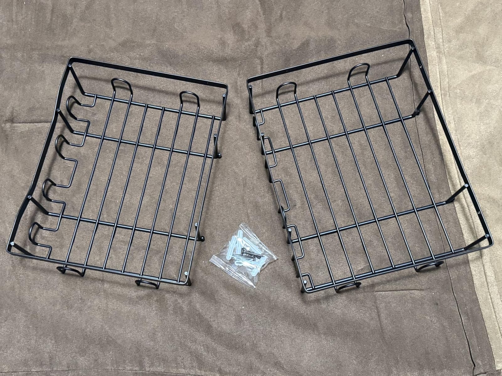 KEETDY Metal Hat Racks for Baseball Caps Wall Hat Organizer Fit 48 Caps Holder, 2 Packs Sturdy Wall Mounted Hat Storage Organizer, Black, Patent: US D1,041,201 S customer photo 1