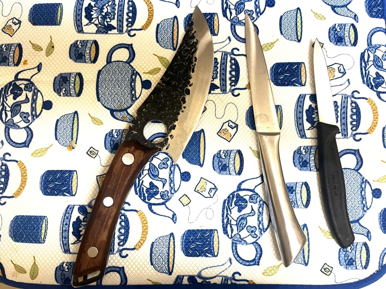 Matsato Chef Knife - Perfect Kitchen Knife for Cooking, Chopping | Japanese Steel Knife for Home, BBQ. For Balance & Control, 6.3 Inch customer photo 2