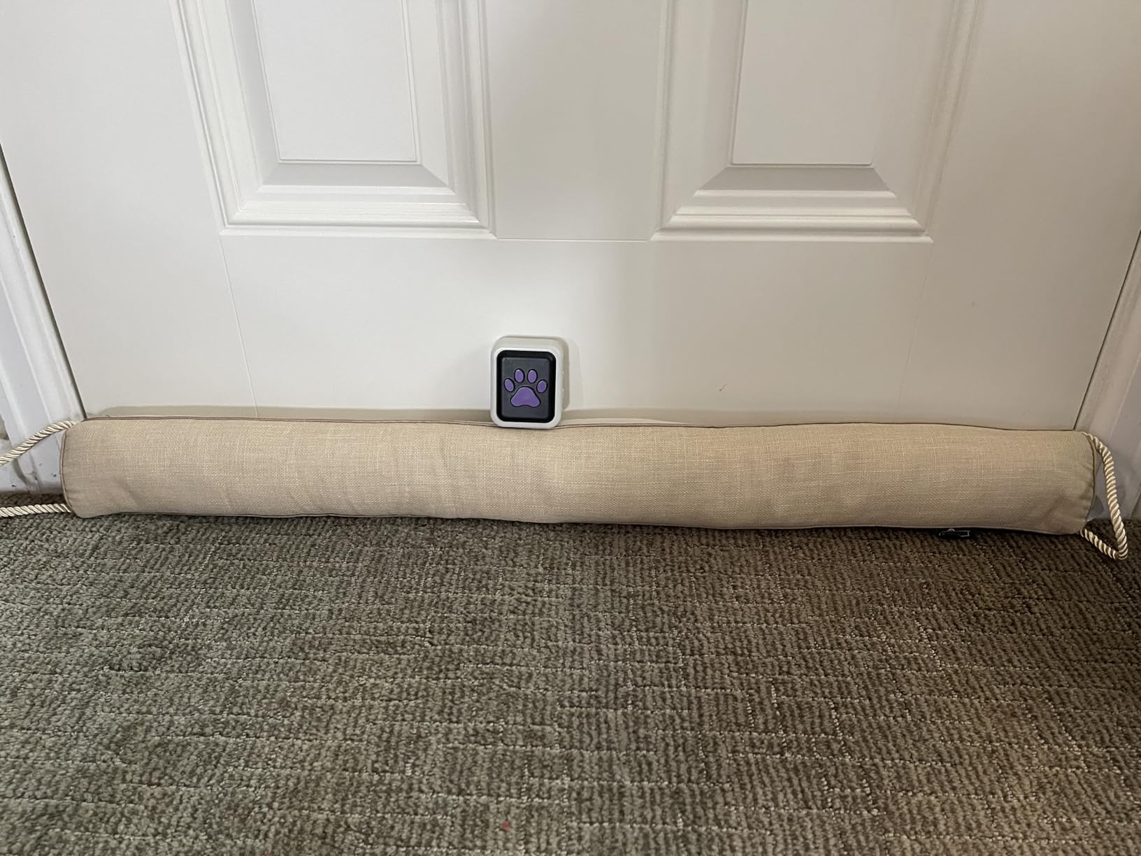 GORILLA GRIP Weighted Door Draft Stopper for Bottom of Doors, 32in Grey customer photo 1