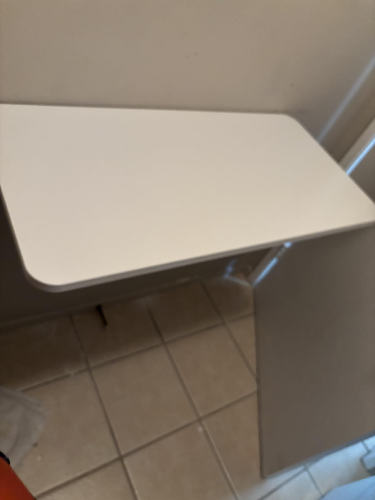 Neoaider Wall Mounted Folding Table 47.2”L x 19.7”W, White customer photo 2