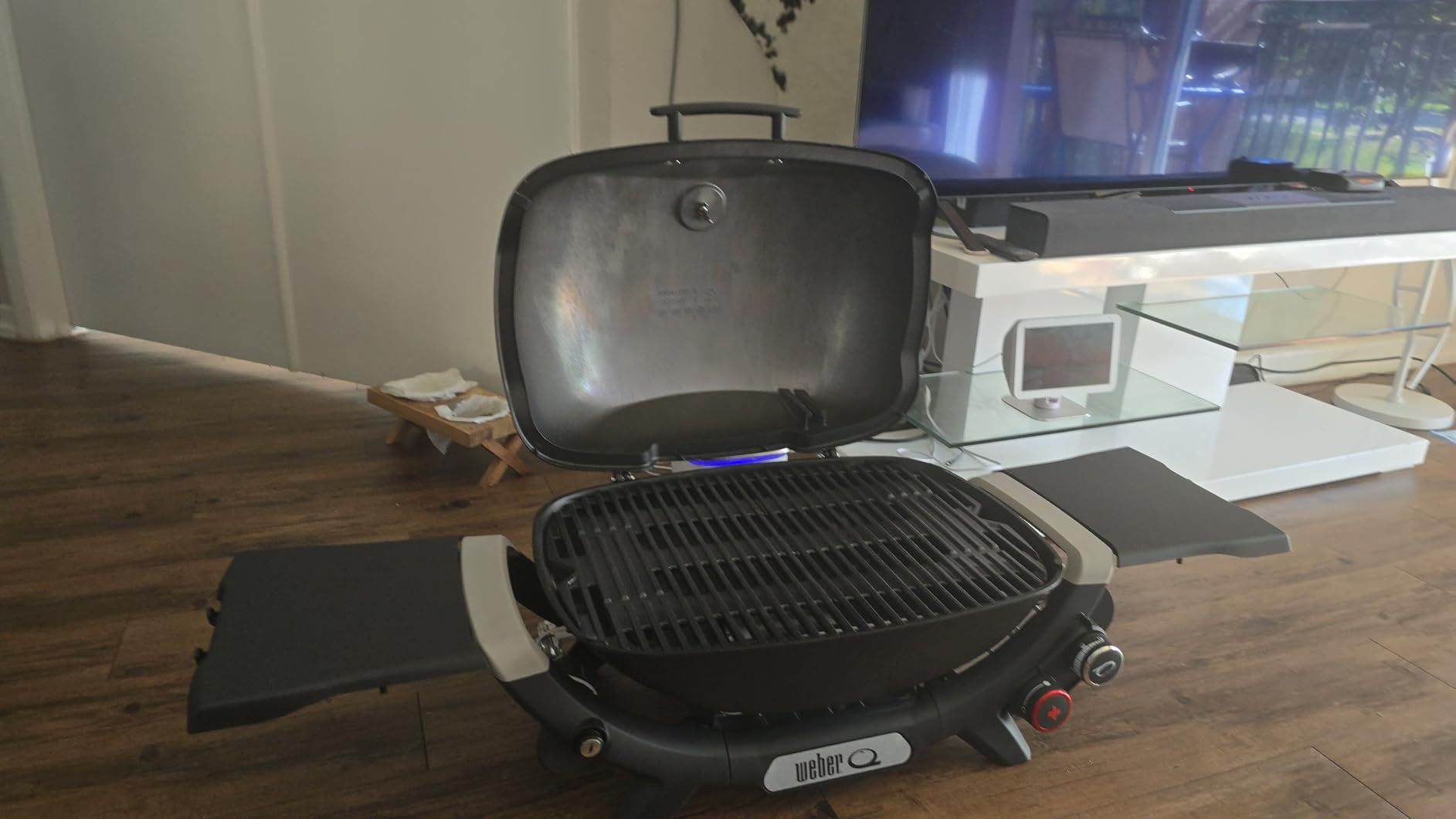 Weber® Q 2800N+ Portable Grill, Propane Grill, Charcoal Grey customer photo 1