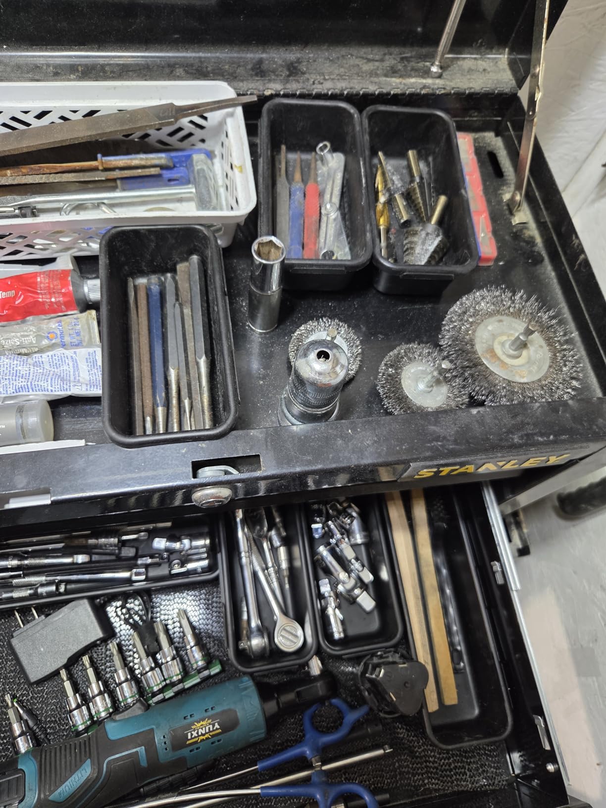 A-LuGei 【𝗠𝗶𝗹𝗶𝘁𝗮𝗿𝘆 Grade】 Tool Box Organizer Garage Organization customer photo 1