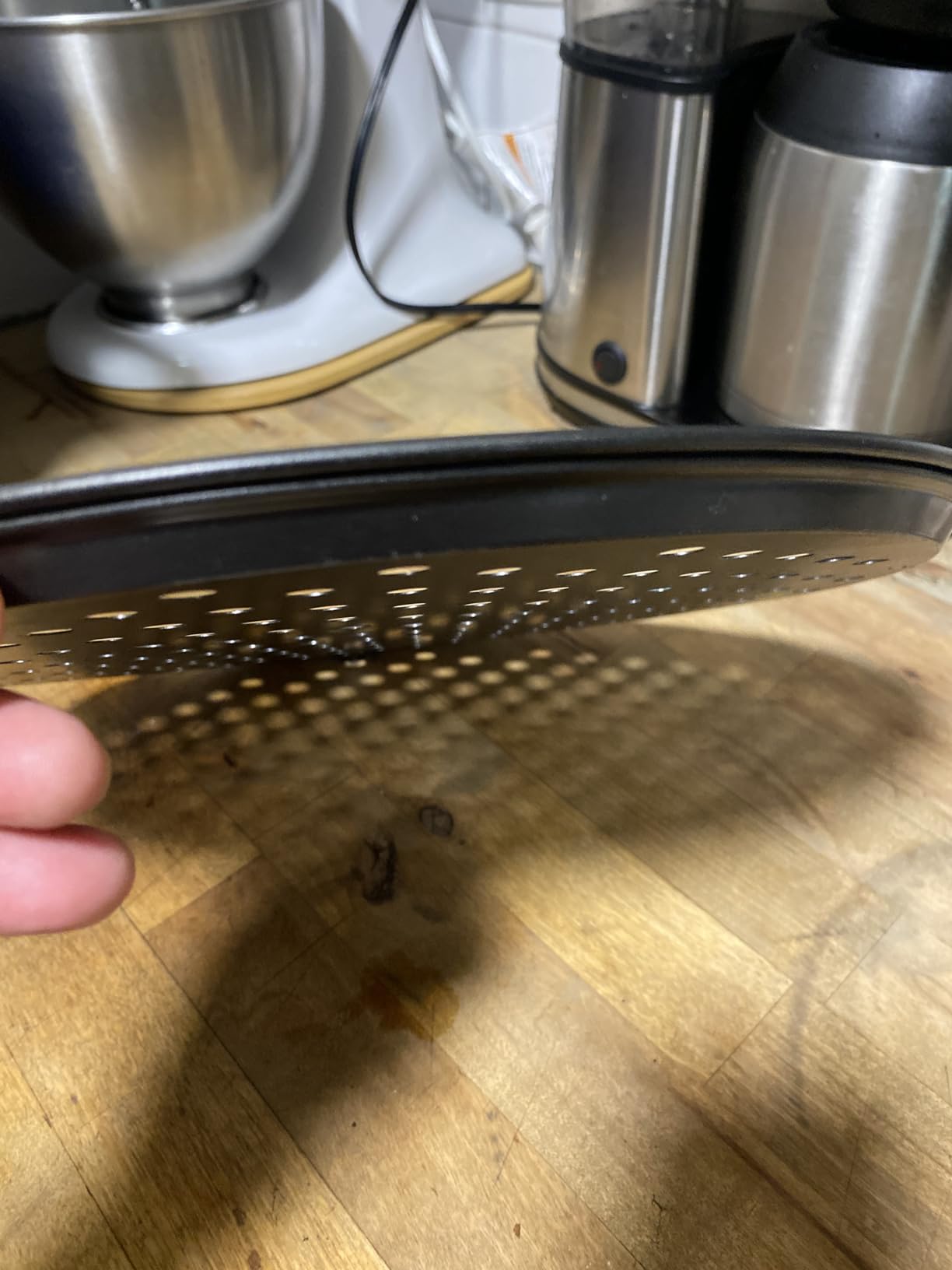 CasaCulina 12 Inch Pizza Pan with Holes, Nonstick Pizza Tray for Oven customer photo 2