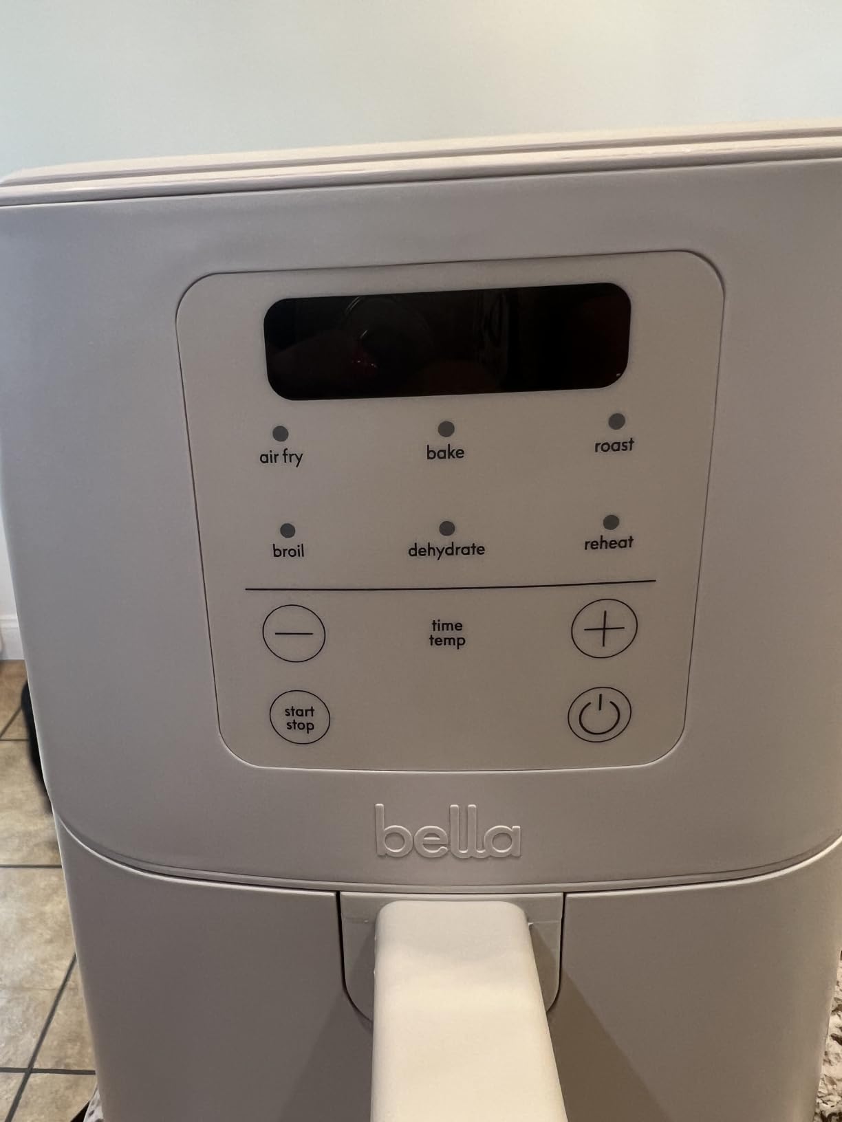 bella Fits-anywhere Slim 4qt Air Fryer, Non-Toxic Ceramic Coating, Surf customer photo 2