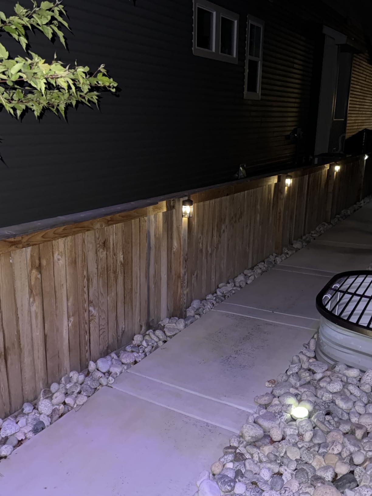 Solar Fence Lights, 12 Pack Waterproof Solar Lights Outdoor, Outdoor Solar Lights for Fence Garden Yard Step Deck Stairs customer photo 2