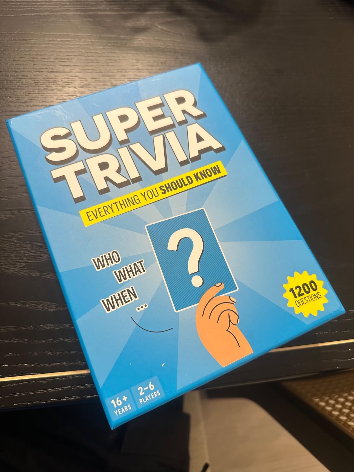 Super Trivia Game for Adults with 1200 Questions - Fun Board Game for Adults - Family Road Trip Travel Game for the Pursuit of Trivial Knowledge customer photo 1