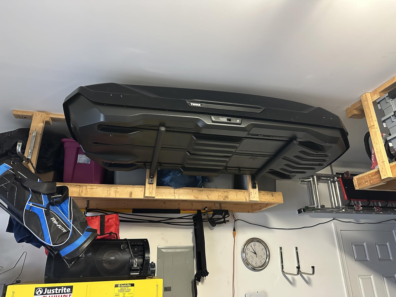 SPAREHAND 2 SUP Wall Mount Rack - Heavy Duty Steel Long Arms with 100 lb. Weight Capacity - Wall Rack for Ho2 Surfboards or SUP PaddleBoards - Ideal for Home & Garage Display - Black customer photo 1