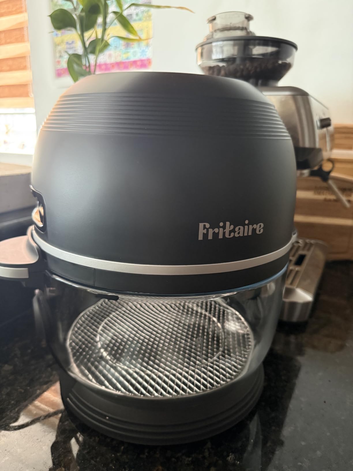 Non Toxic Air Fryer Pro 9-in-1 Glass Air Fryer with Self-Cleaning, 5 Quart, White customer photo 1