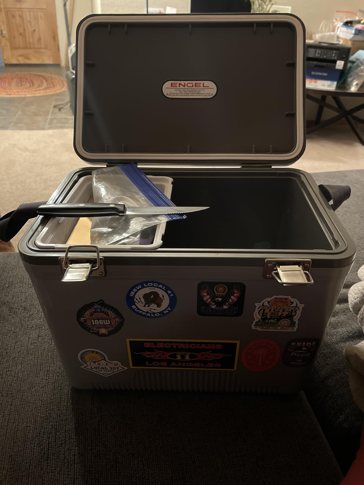 Engel 19qt Leak-Proof, Air Tight, Drybox Cooler and Small Hard Shell Lunchbox customer photo 1