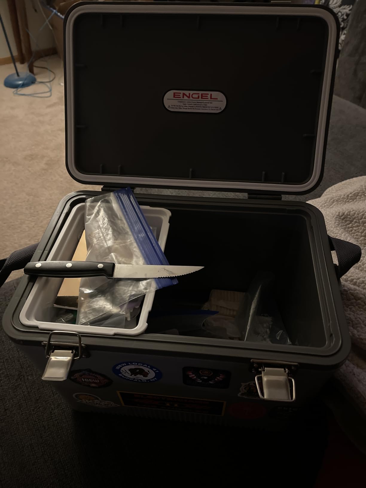 Engel 19qt Leak-Proof, Air Tight, Drybox Cooler and Small Hard Shell Lunchbox customer photo 2