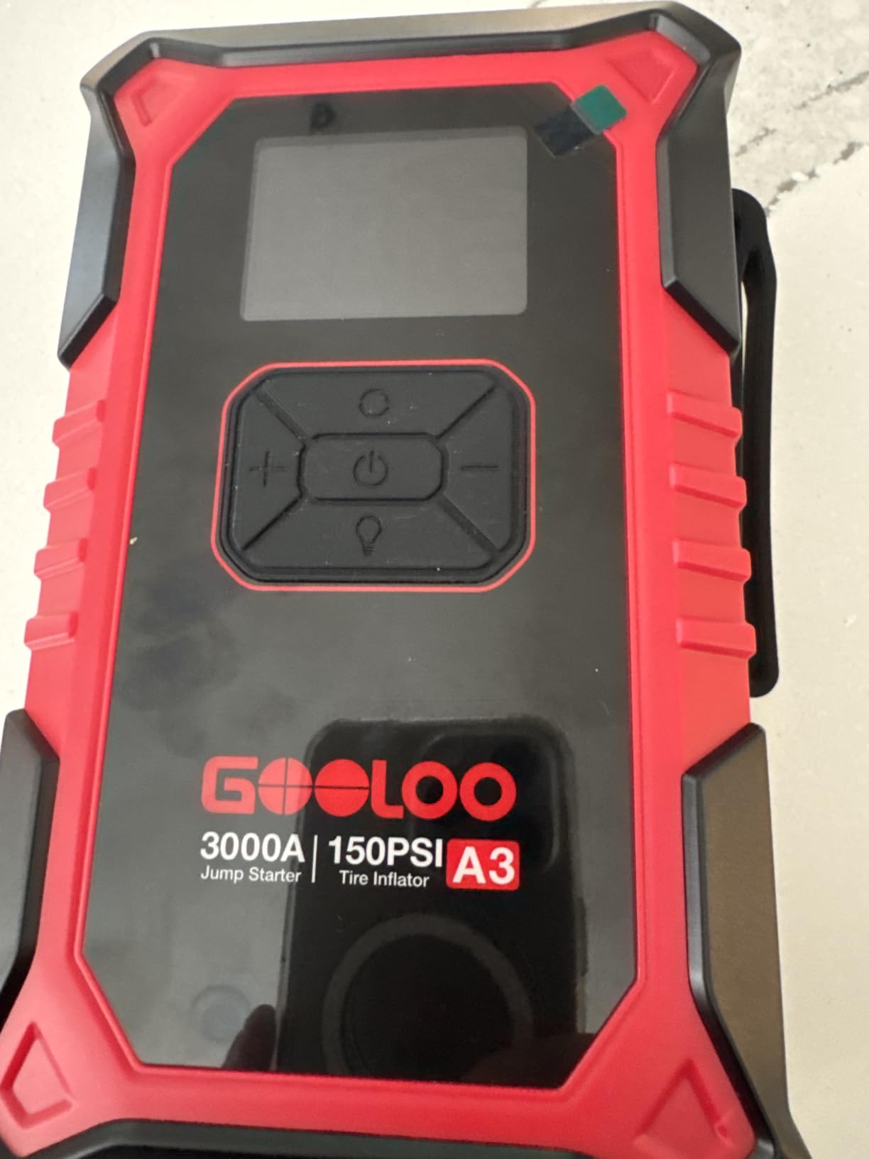 GOOLOO A3 12V 3000A Portable Jump Starter with Air Compressor customer photo 1