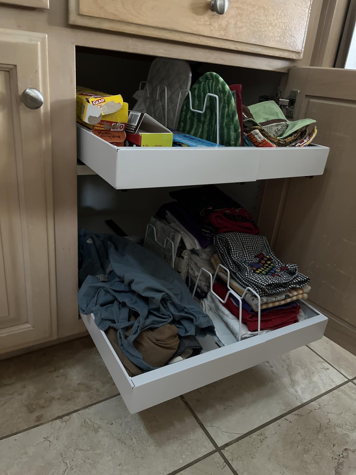 Seinloes 2Pack Pull out Cabinet Organizer 21