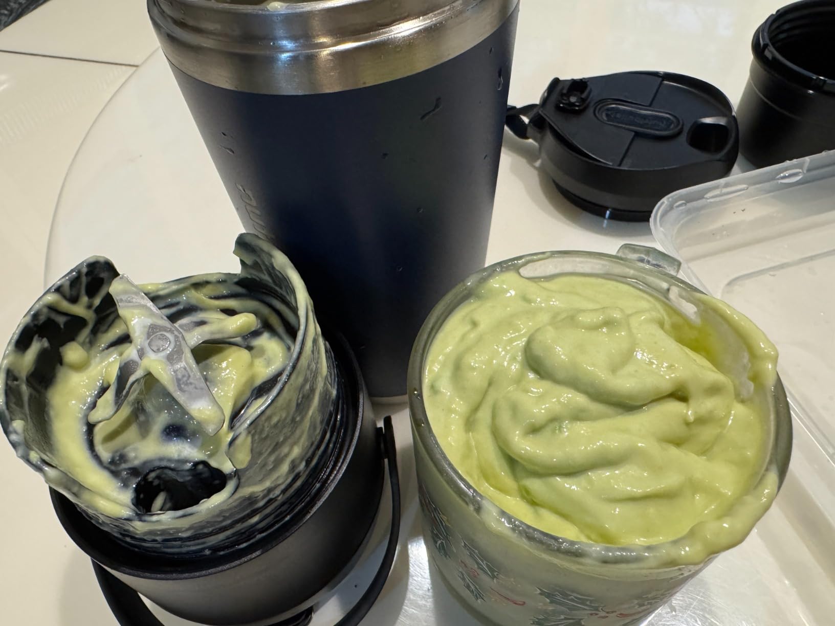 nutribullet Flip Portable Blender with Insulated Cup, Cordless, Brushed Stainless, NBPB50350SS customer photo 1