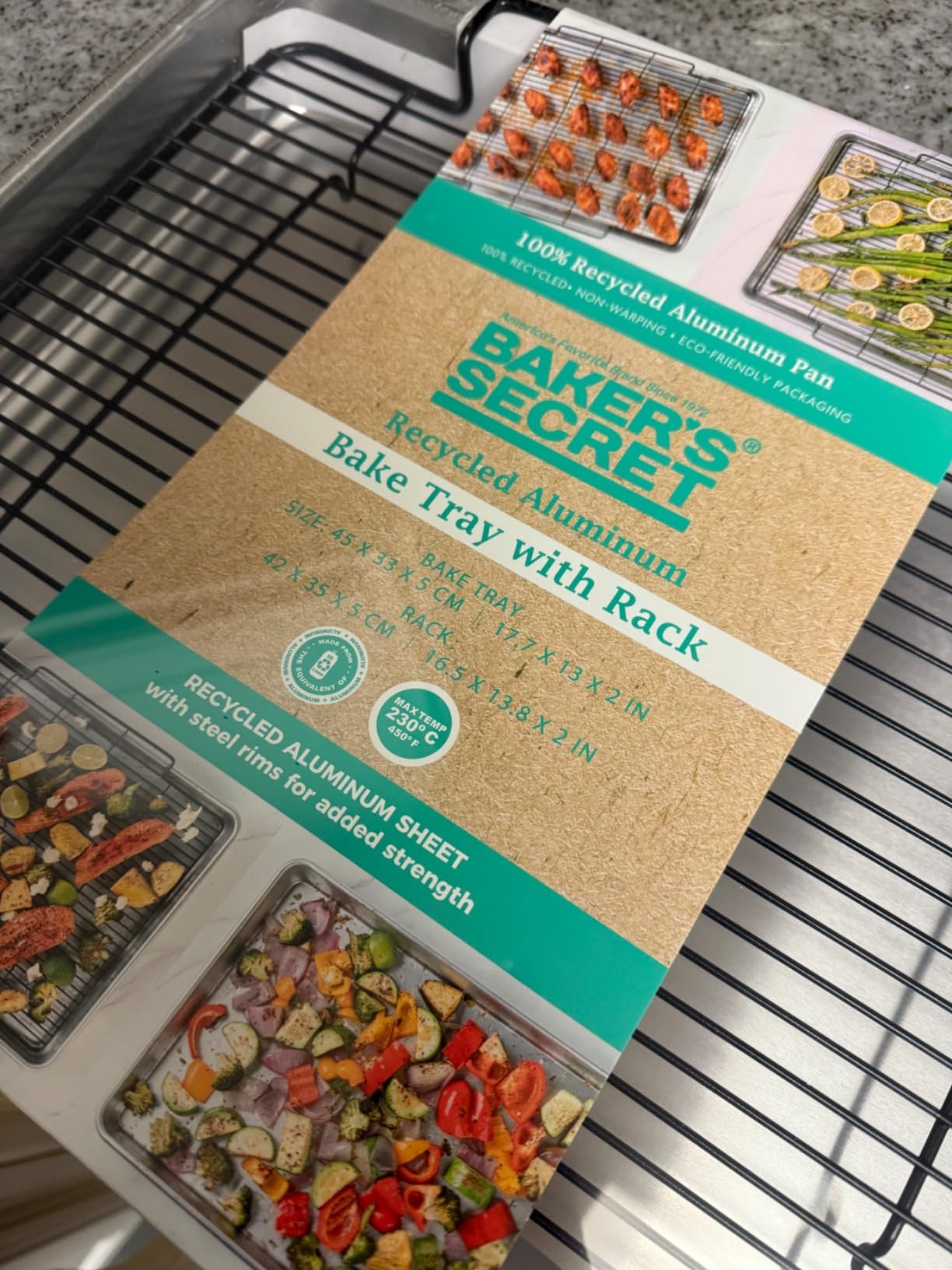 Baker's Secret Non-Toxic Large Roasting Pan 18