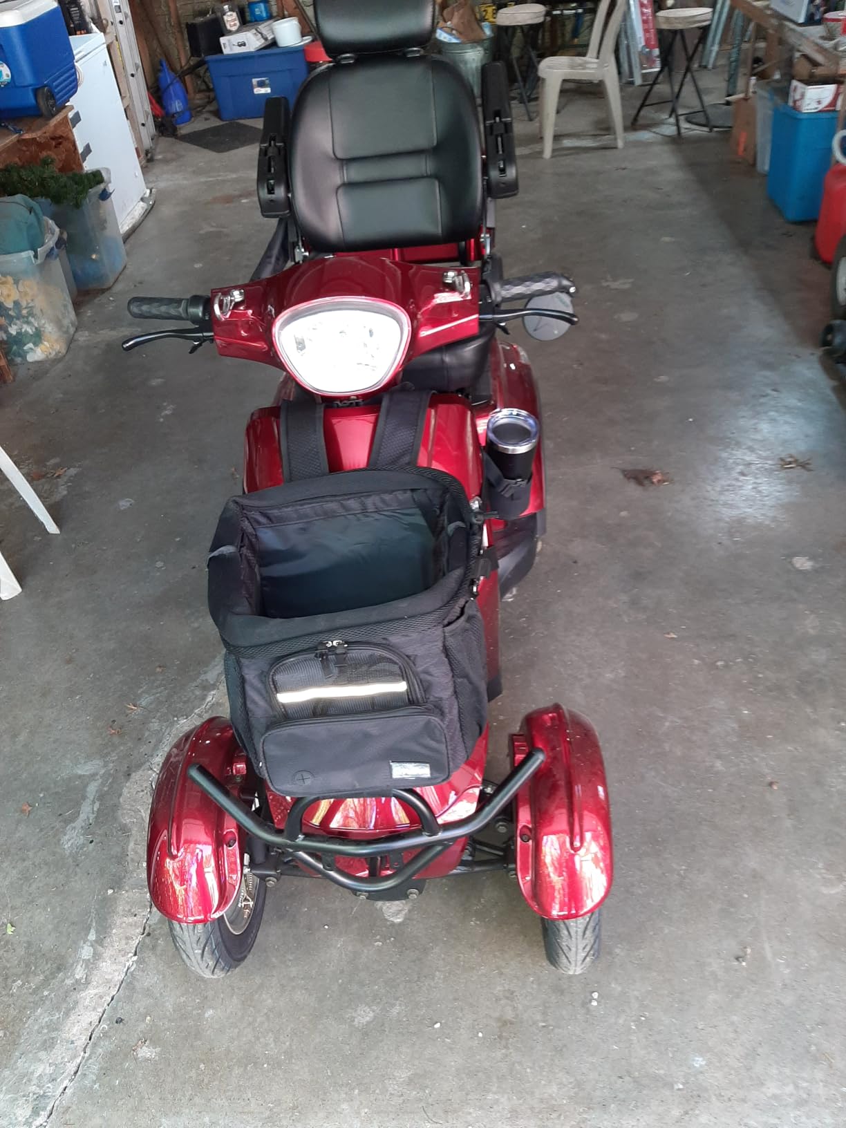 Mobility Scooters for Seniors & Adults 500lbs Capacity - 800W All Terrain Electric Powered Mobility Cart - Heavy Duty Mobility Scooter for Elderly w/Charger Remote Keys (Sliver) customer photo 2
