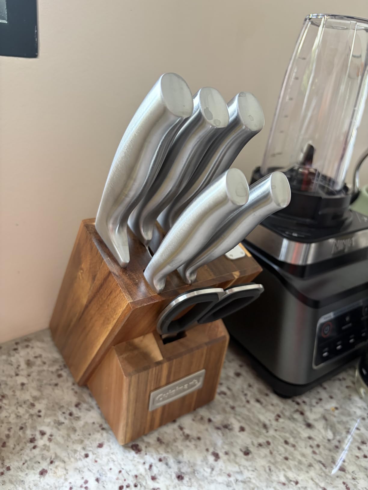 Cuisinart 7 Pc Stainless Steel Essentials Cutlery Block Set with Built in Sharpener customer photo 2