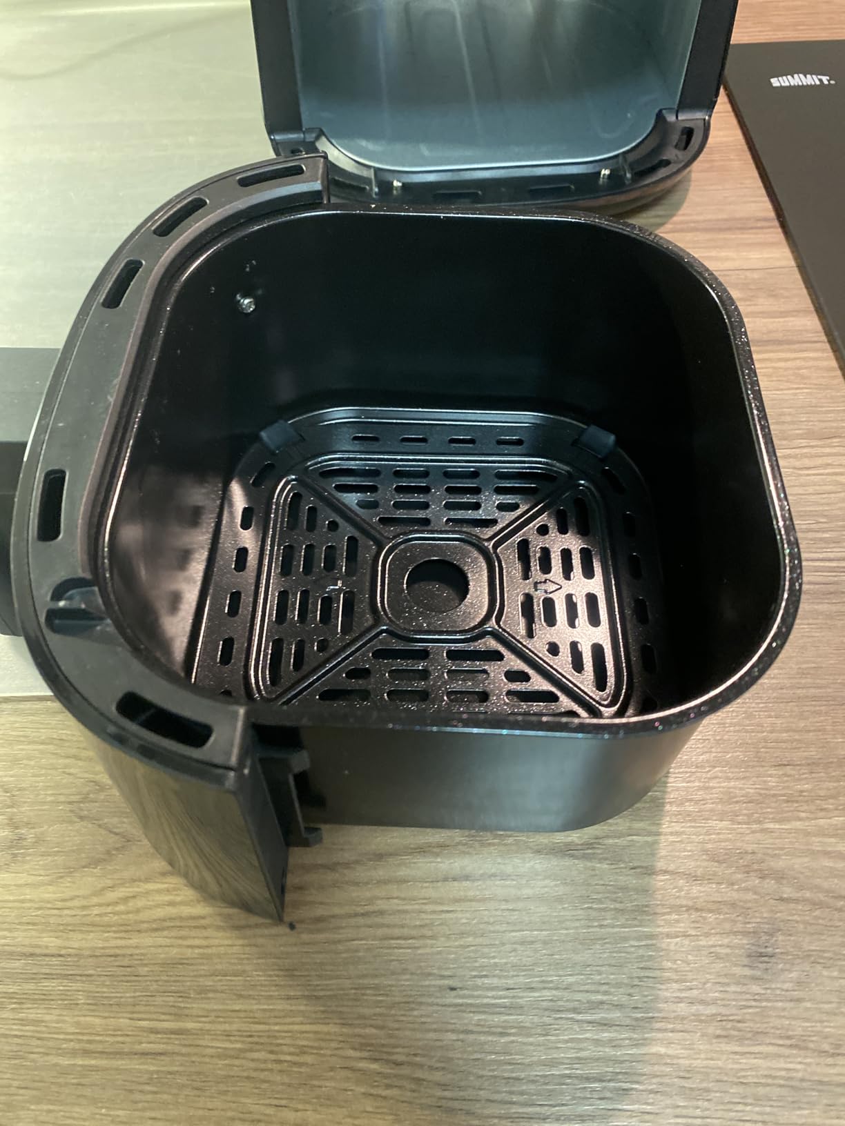 CHEFMAN 2 Qt Mini Air Fryer - Digital Space-Saving Compact Air Fryer with Nonstick and Dishwasher Safe Basket, Quick & Easy Meals in Minutes, Features Digital Timer and Shake Reminder - Black customer photo 2