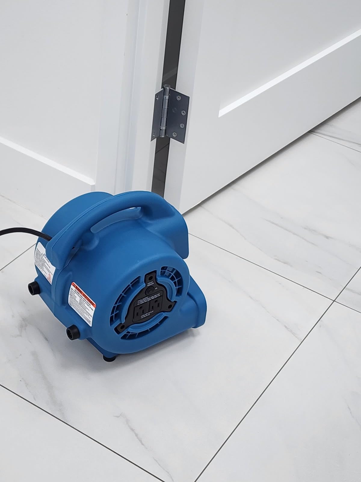 XPOWER P-80 Mini Utility 600 CFM Centrifugal Air Mover, Floor Fan, Blower, Stackable, for Drying，Cooling, Ventilating, Home Use Water Damage Restoration, Workshop, Plumbing customer photo 2
