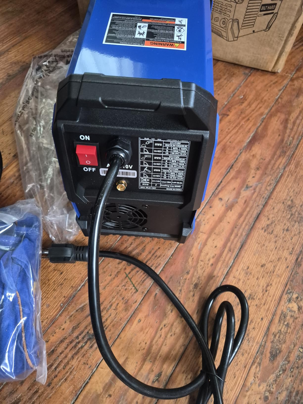 BILT HARD 135A 3-in-1 IGBT Inverter Welder, 110V Flux Core MIG/Lift TIG/Stick Welding Machine with Synergic Control, LED Display, 2T/4T/SPOT Modes & Full Kit (Solar Helmet) customer photo 2