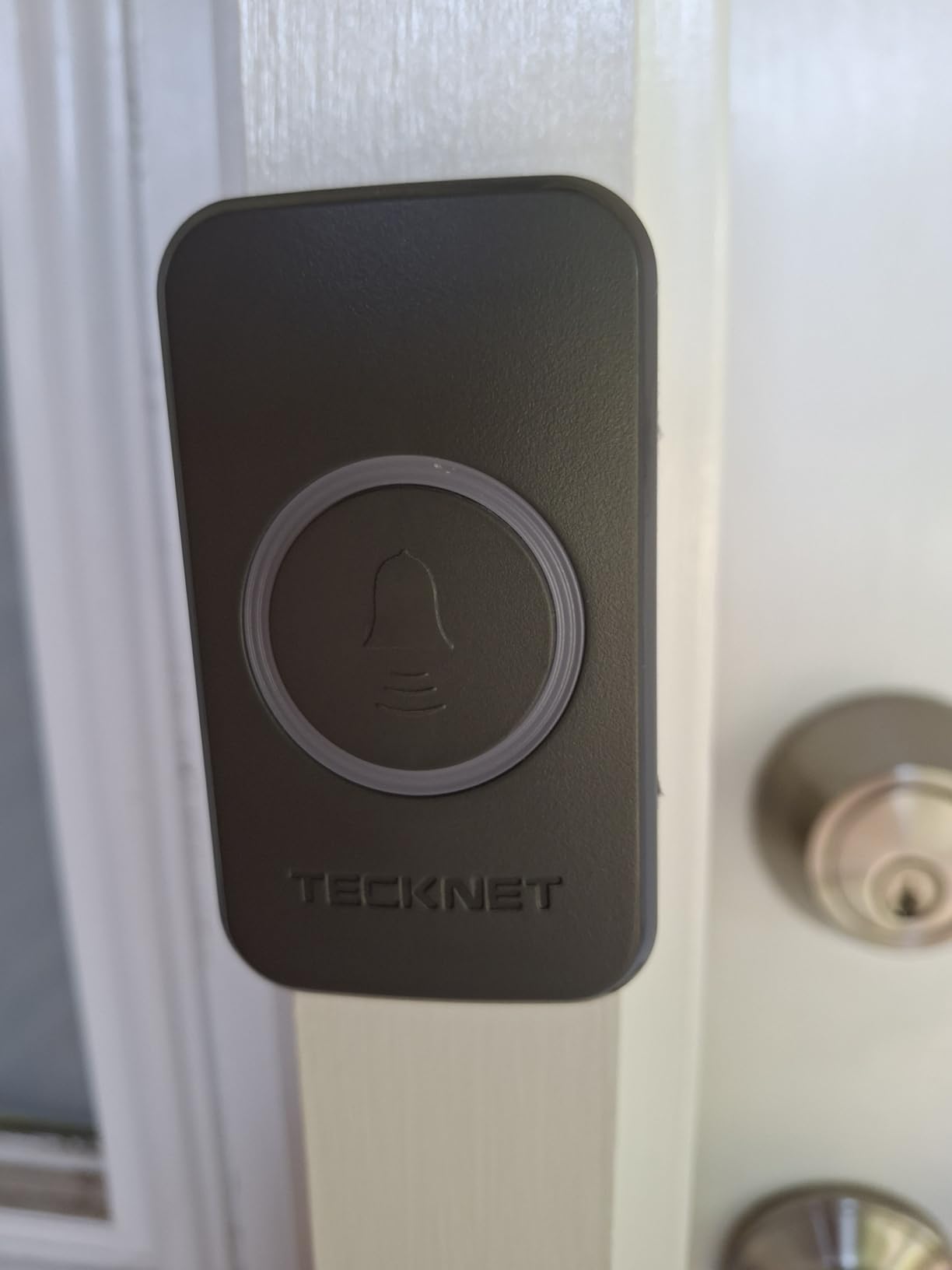 TECKNET Wireless Doorbells for Home, IP65 Waterproof 1,970Ft 120dB Door Bell Ringer Wireless for Classroom with 60 Chimes & 5 Volume Levels, RGB Flash, Tarnish customer photo 1