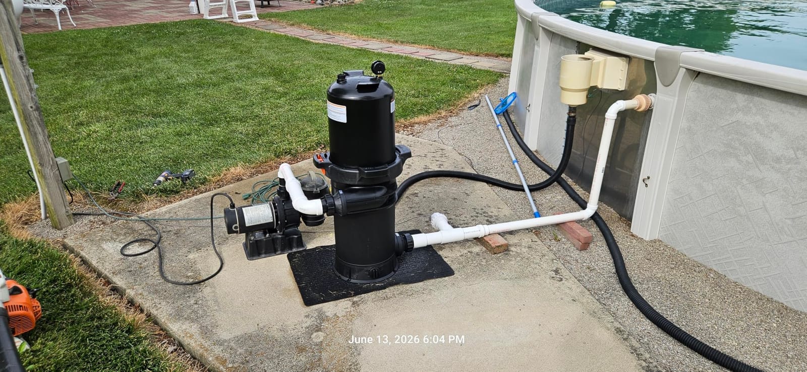 VEVOR 2026 PRO Cartridge Pool Filter Tank & Element for Above Ground & Inground Pools, Large 320-325Sq. Ft Cleaner System Compatible W/Pumps 2 to 2.5 HP| Up to 11769 GPH for Pools Up to 94150 Gallons customer photo 2