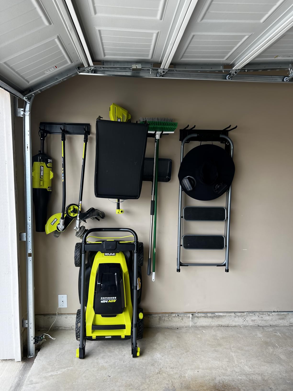 klasit Garage Wall Organizer,15Pack Carries 675 lbs,Garden Tool Organizer customer photo 1