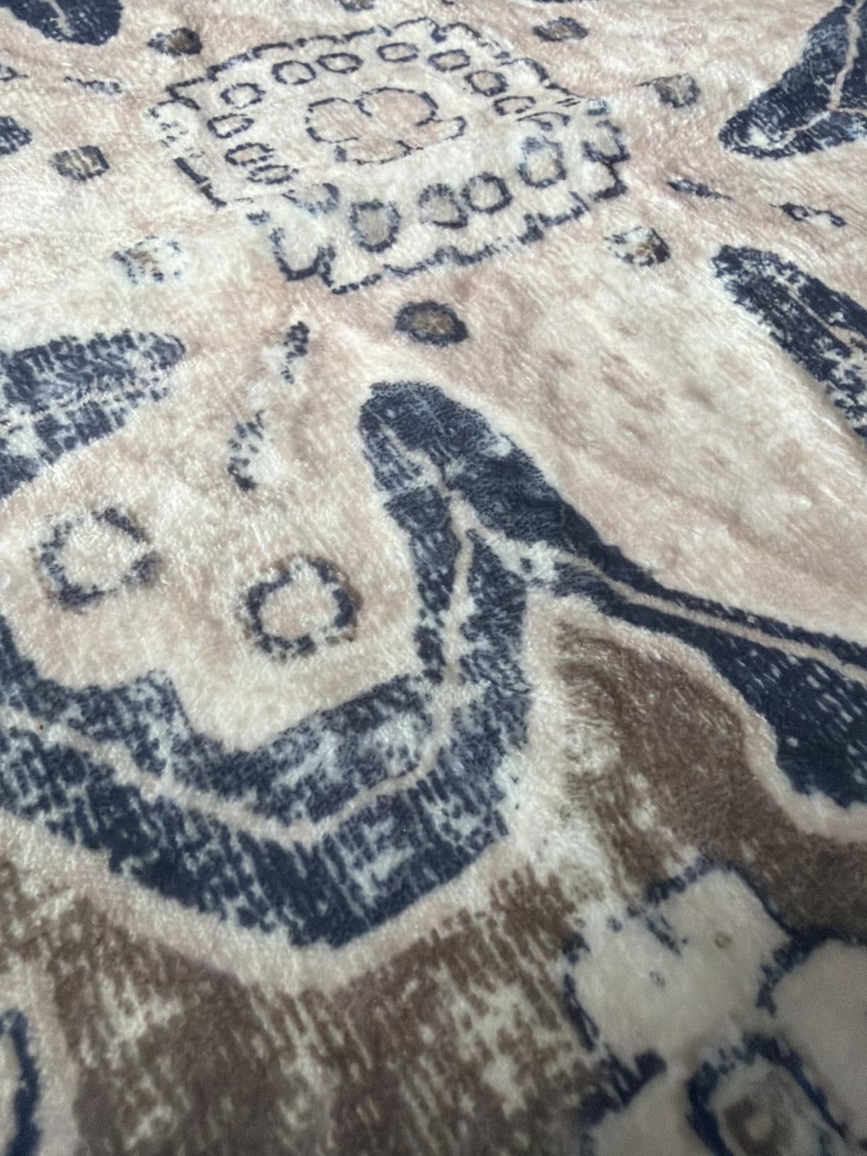 Lofus 5x7 Area Rugs for Living Room Bedroom, Soft Boho Carpet Floral Brown customer photo 2